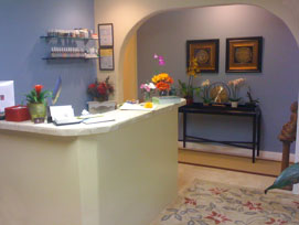 Reception area